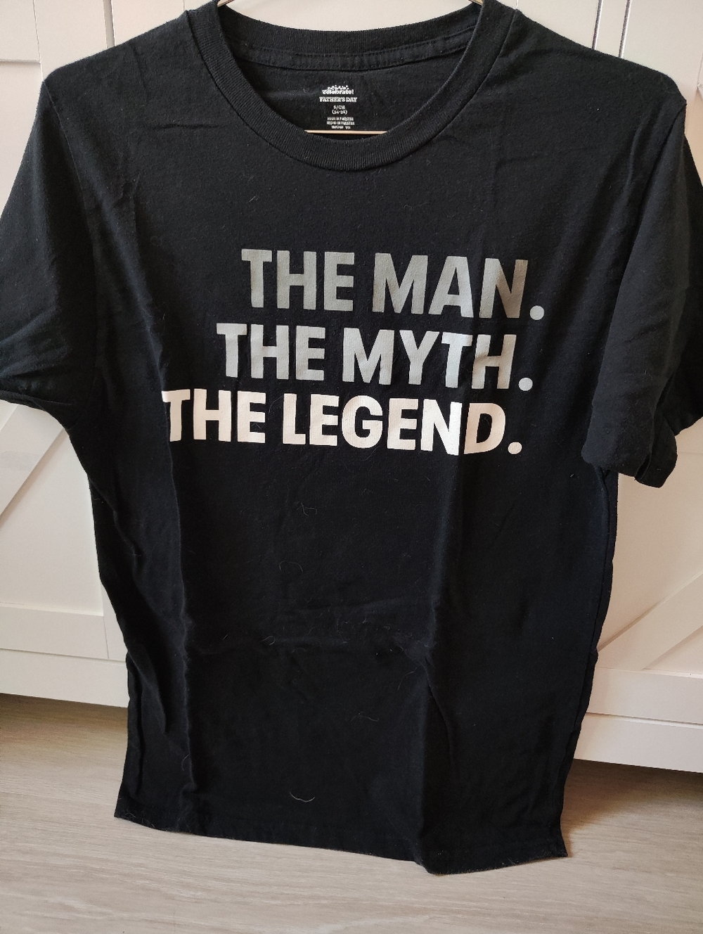Black 'The Man The Myth The Legend' Graphic Tee
